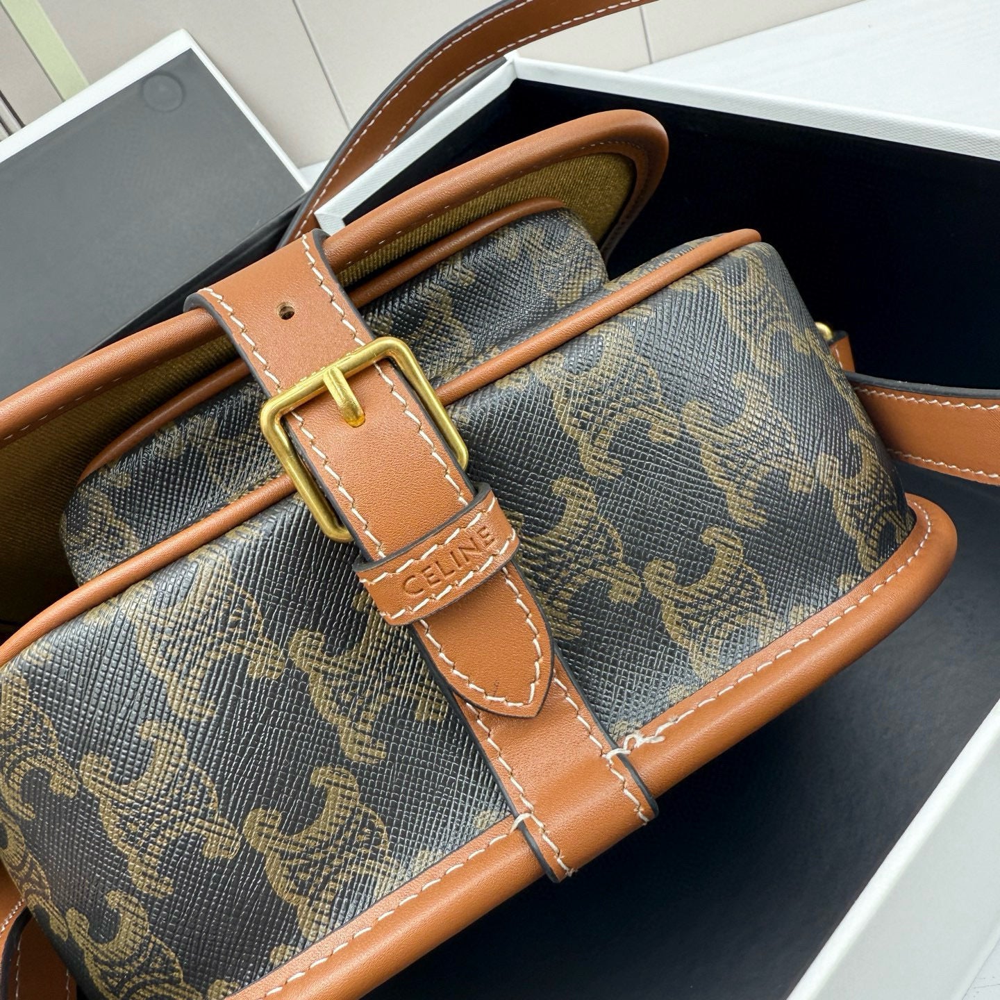 Monogram Saddle Bag – Compact Everyday Elegance