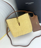 Summer Woven Bucket Bag