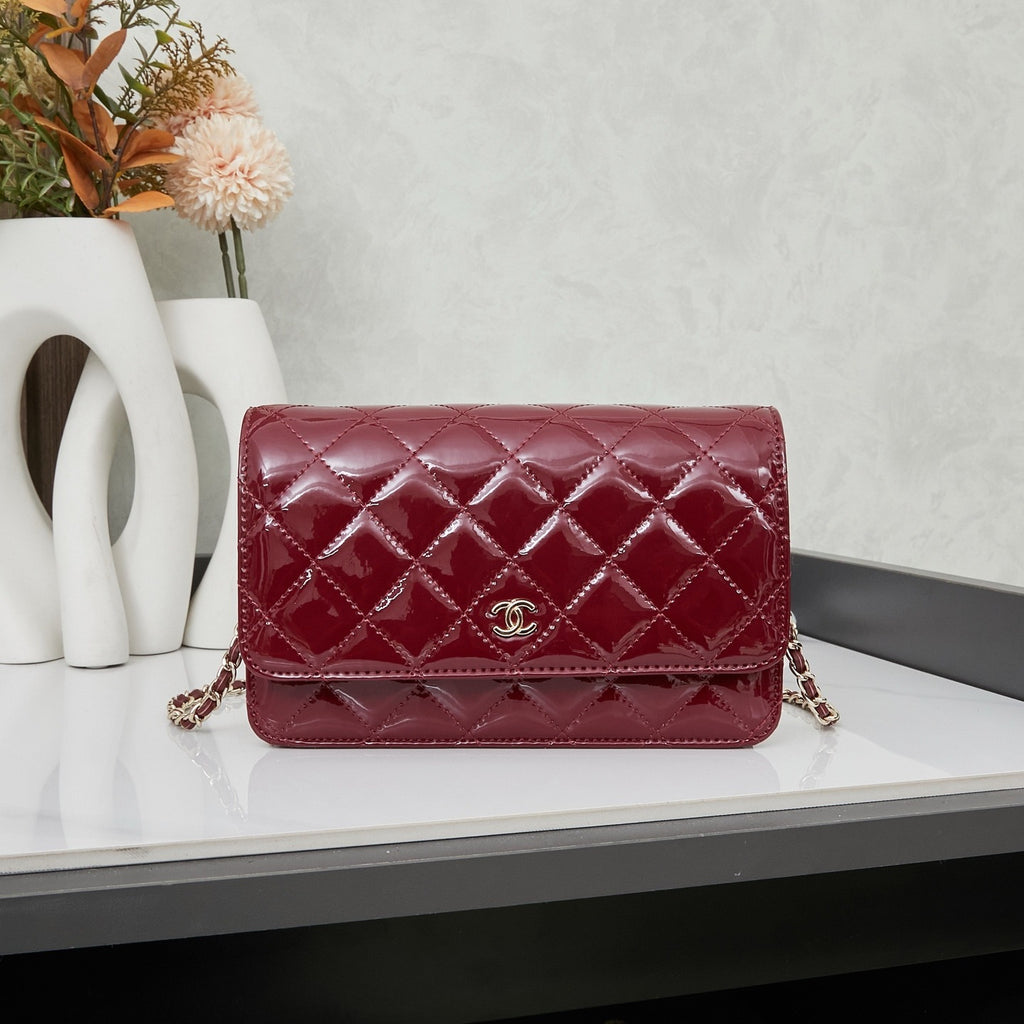 Patent Leather WOC Chain Bag