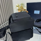 Nylon & Calfskin Backpack