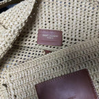 Premium Raffia Woven Tote Bag | Large Summer Shopping Bag