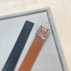 3.8 cm Reversible Calfskin Belt