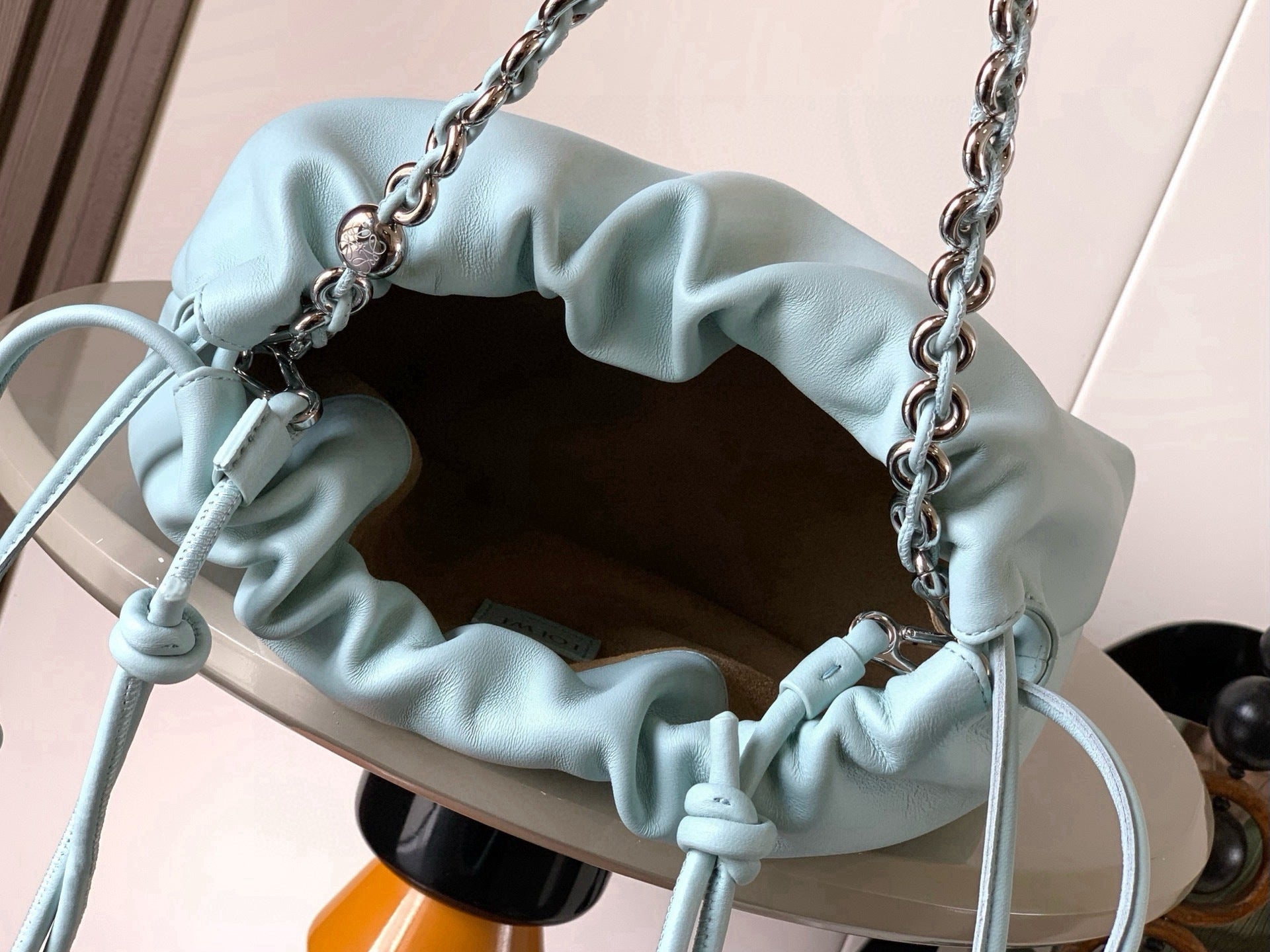 Nappa Leather Flamenco Style Purse - Premium Quality