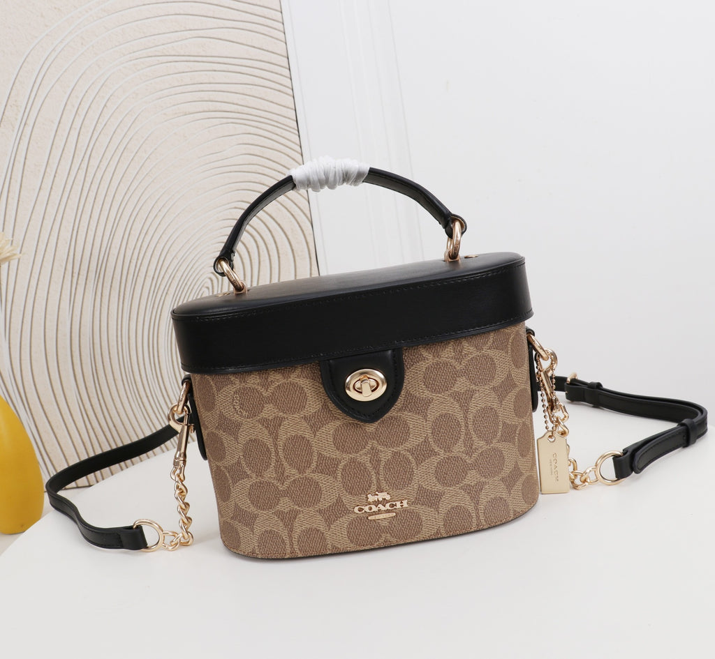 Top Handle Box Bag / Cosmetic Case