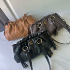 Vintage-Inspired Shoulder Bag