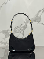 New Arrival | Modern Nylon & Patent Leather Shoulder Bag