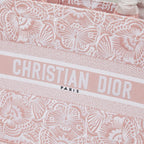 D Book Tote ( Light pink butterfly )