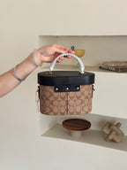 Top Handle Box Bag / Cosmetic Case