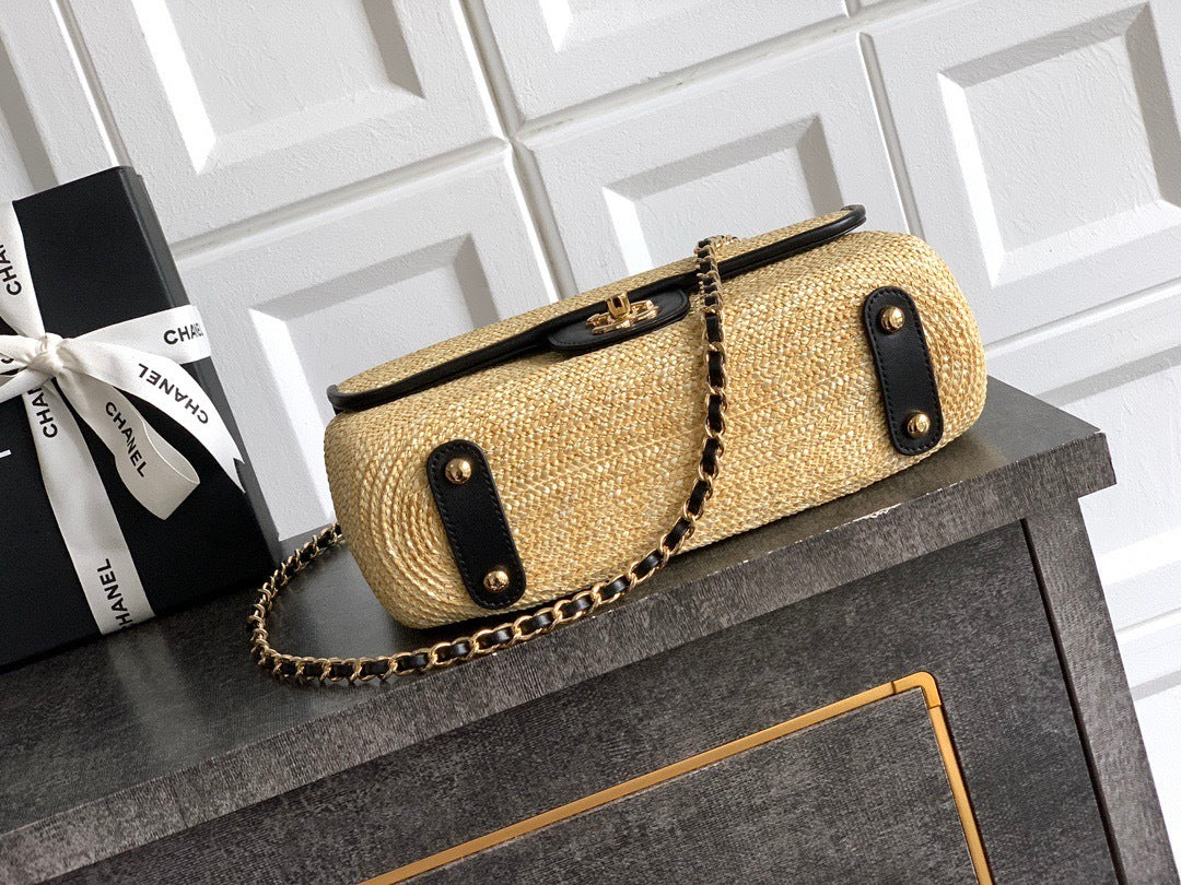 Large Woven Flap Bag   (Premium Quality)
