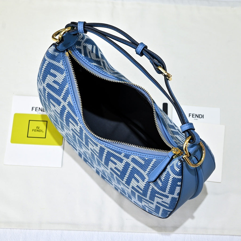 Crescent Shoulder Bag with Strap