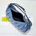 Crescent Shoulder Bag with Strap