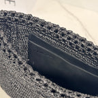 Medium Raffia & Leather Ola Handbag (Premium Quality)