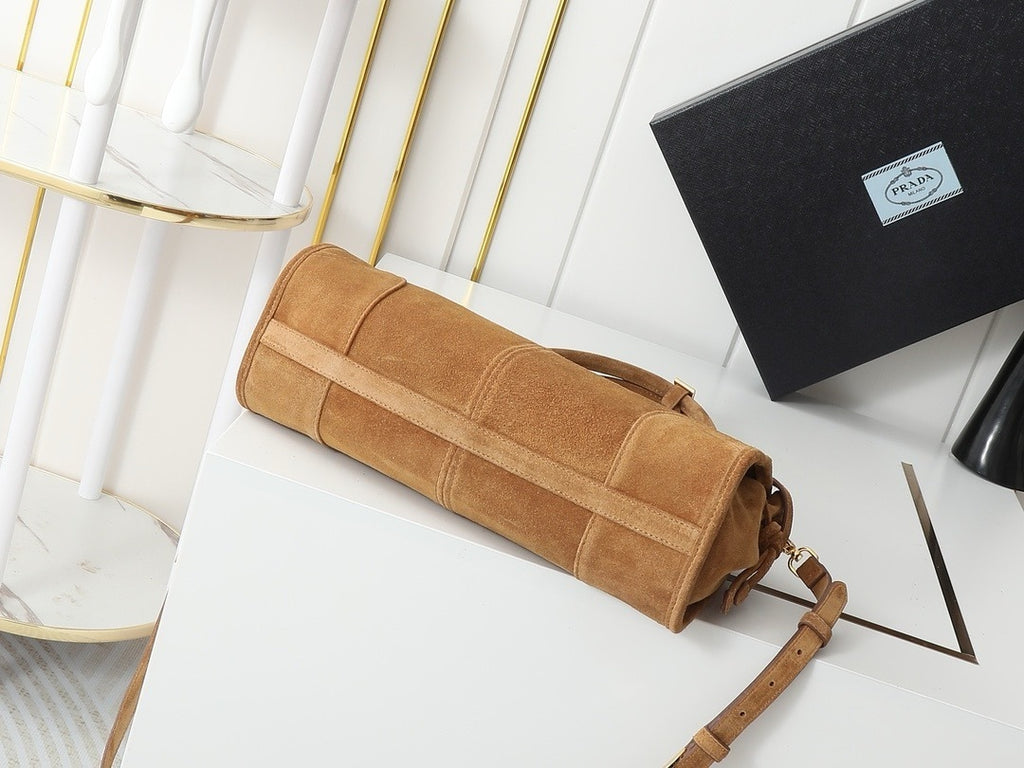 New Release P : 2024 LuxSoft Suede Small Handbag