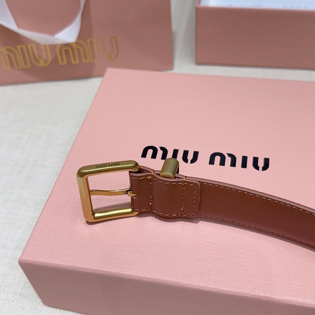 3.0cm Double-Sided Genuine Leather Belt