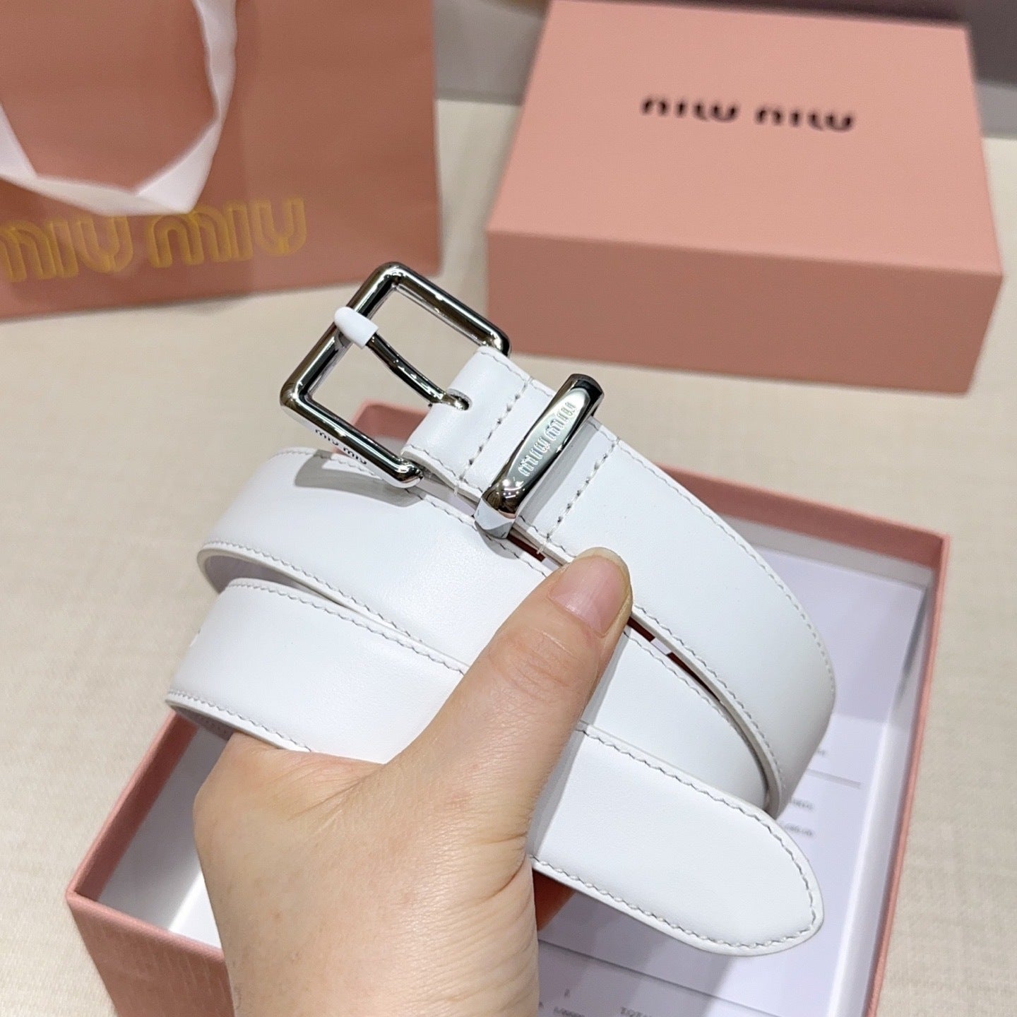 3.0cm Double-Sided Genuine Leather Belt