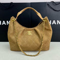 Quilted Suede shoulder bag