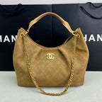 Quilted Suede shoulder bag