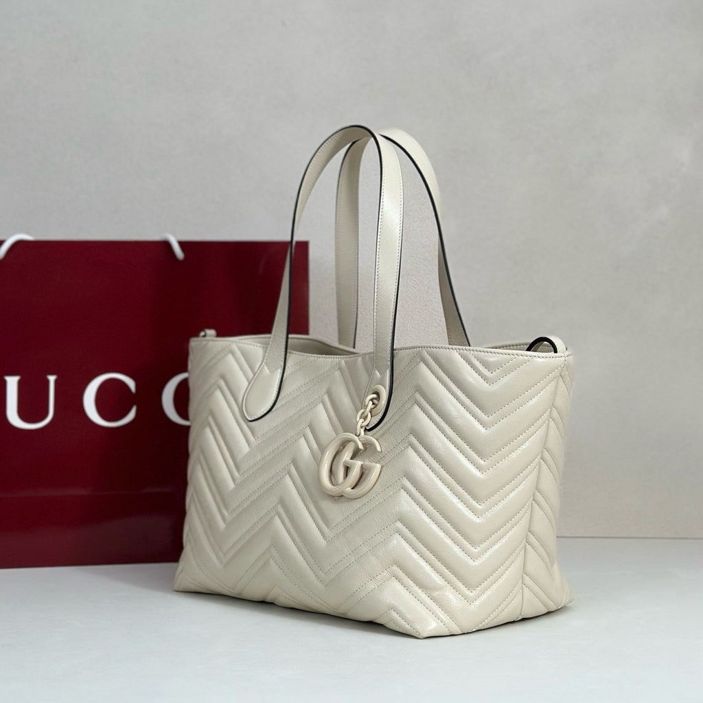 Quilted Leather Tote & Crossbody Bag – (Premium Quality )