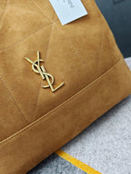 Brown Suede Jamie 4.3 Large Drawstring Bucket Bag