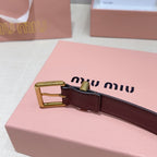 3.0cm Double-Sided Genuine Leather Belt