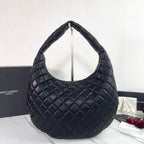 ICARE Large Suede Hobo Bag