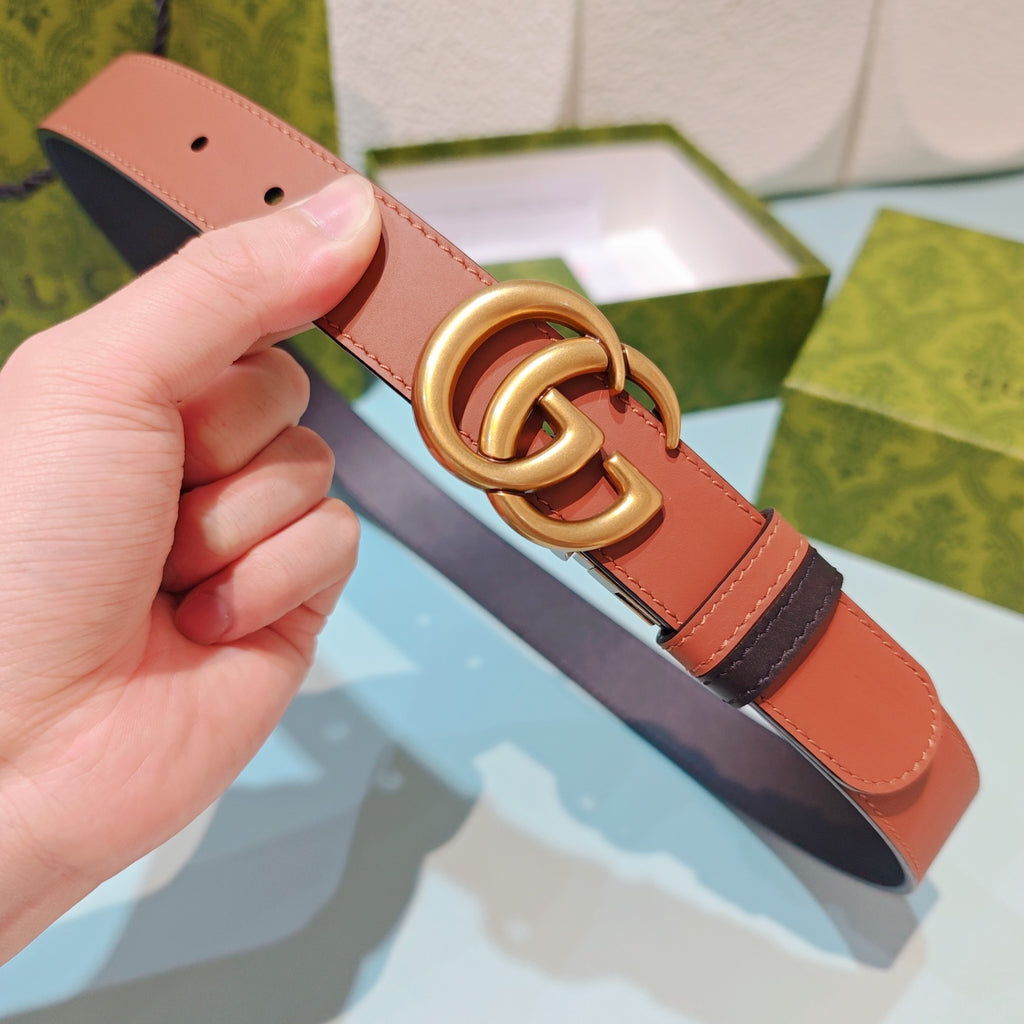3.0cm Double-Sided Leather Belt