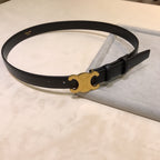 Reversible Taurillon Leather Belt : 2.5 CM