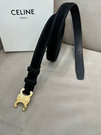 Women’s Suede-Finish Leather Belt — Vintage Inspired Metal Buckle