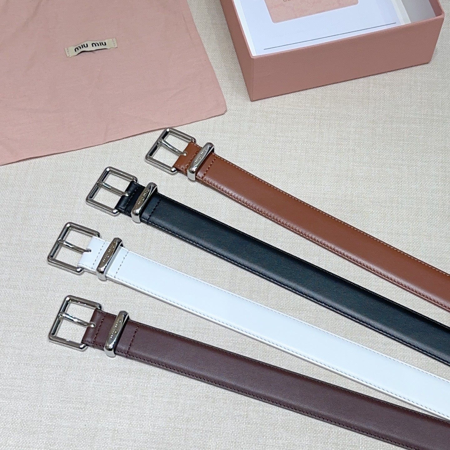 3.0cm Double-Sided Genuine Leather Belt