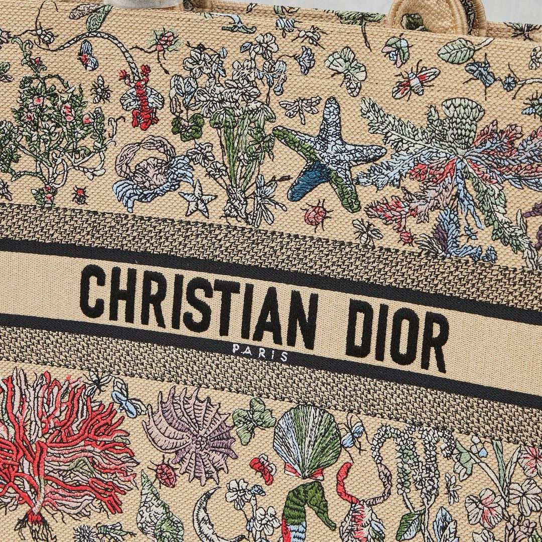 D Book Tote ( Apricot Ocean World )