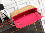 Large Woven Flap Bag   (Premium Quality)