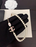 Elegant Soft Pink Pearl Necklace 🩷✨