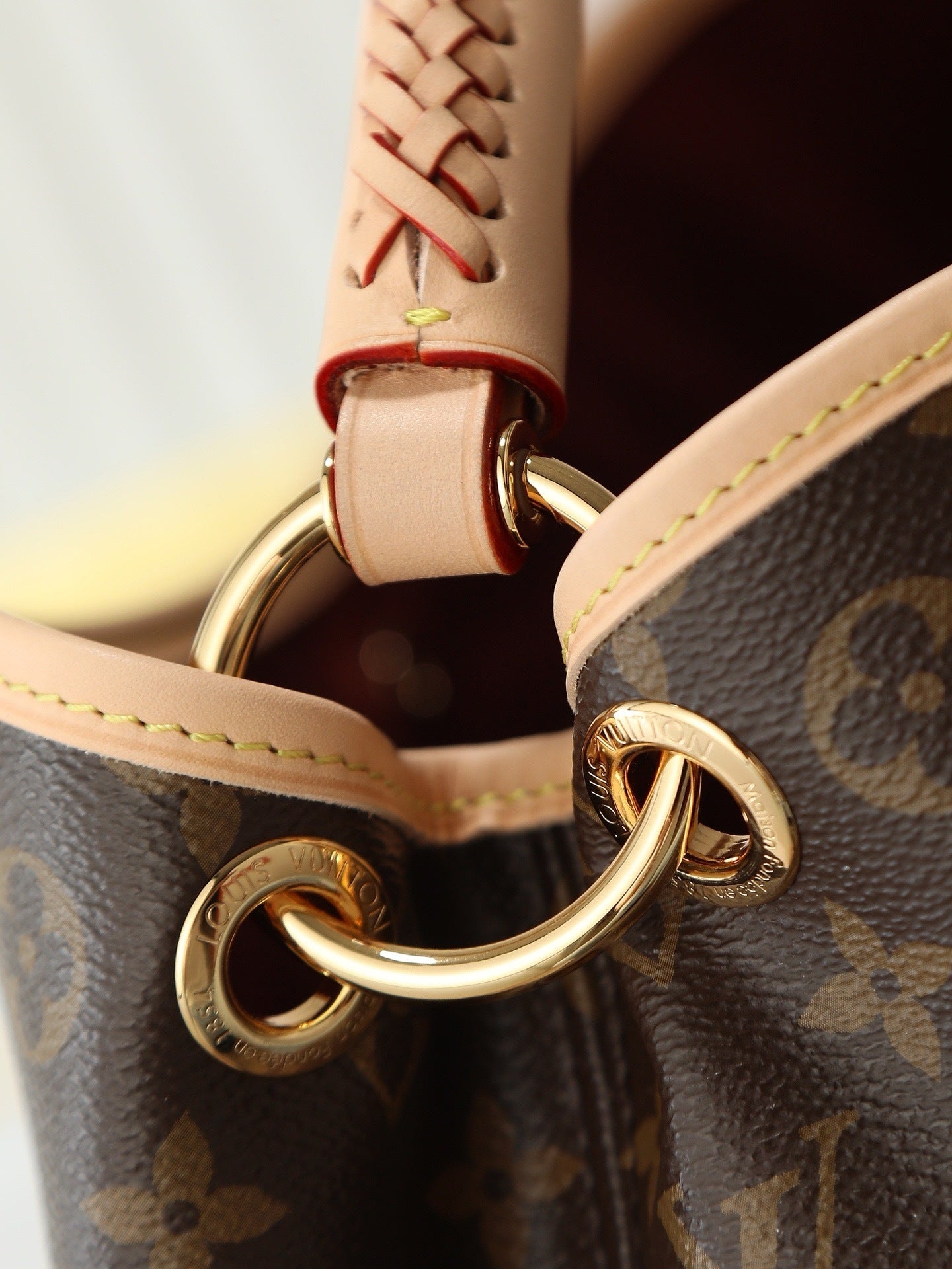 Luxury Monogram Canvas Hobo Tote – Large Capacity Shoulder Bag