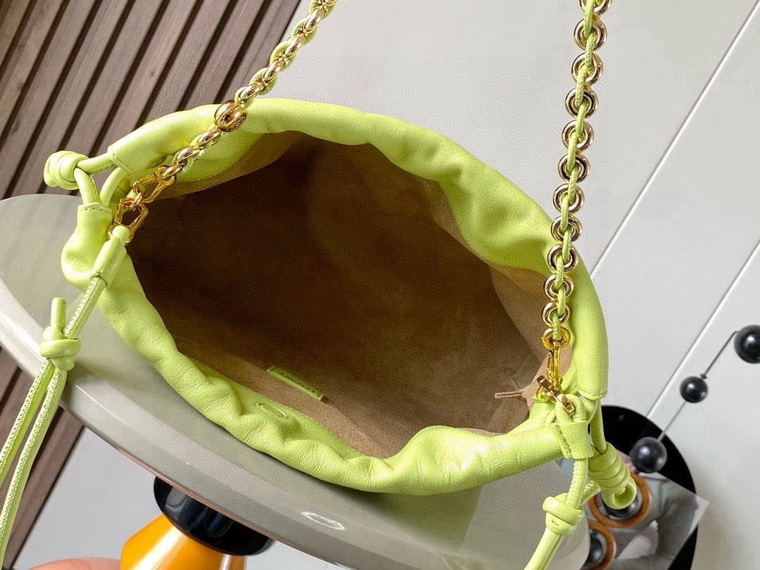 Nappa Leather Flamenco Style Purse - Premium Quality