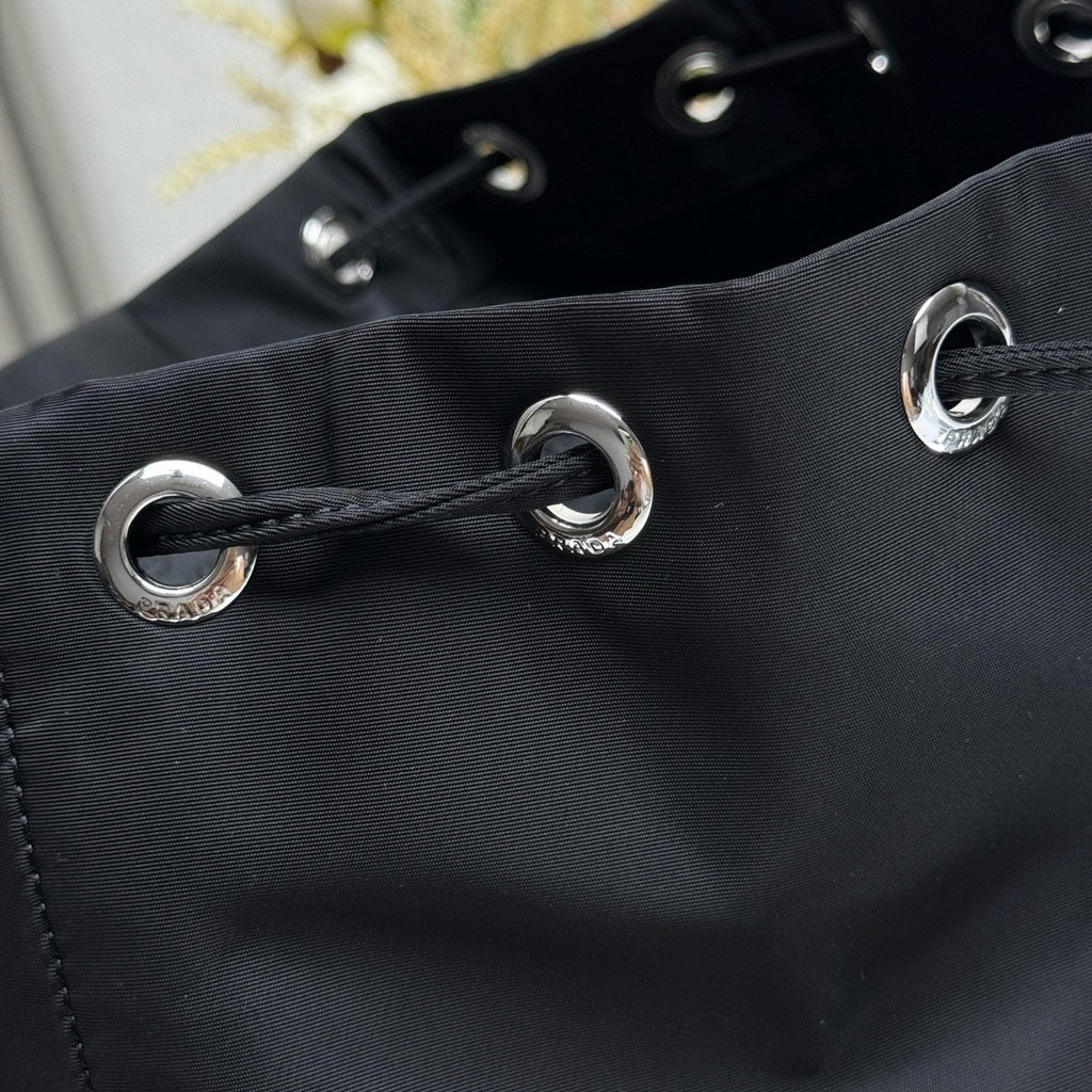 Nylon & Calfskin Backpack