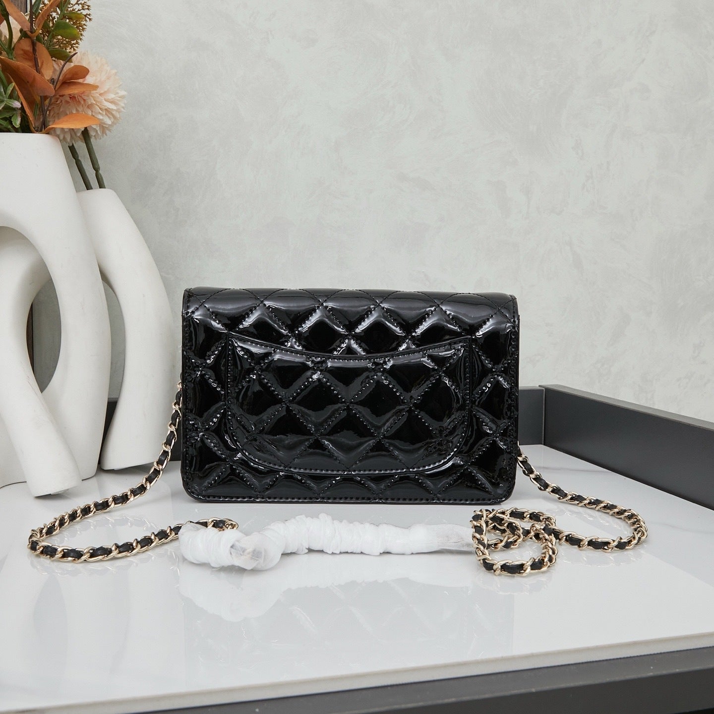 Patent Leather WOC Chain Bag