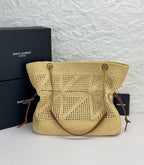 Jamie Raffia Tote Bag | Handwoven Straw ( Top Quality )