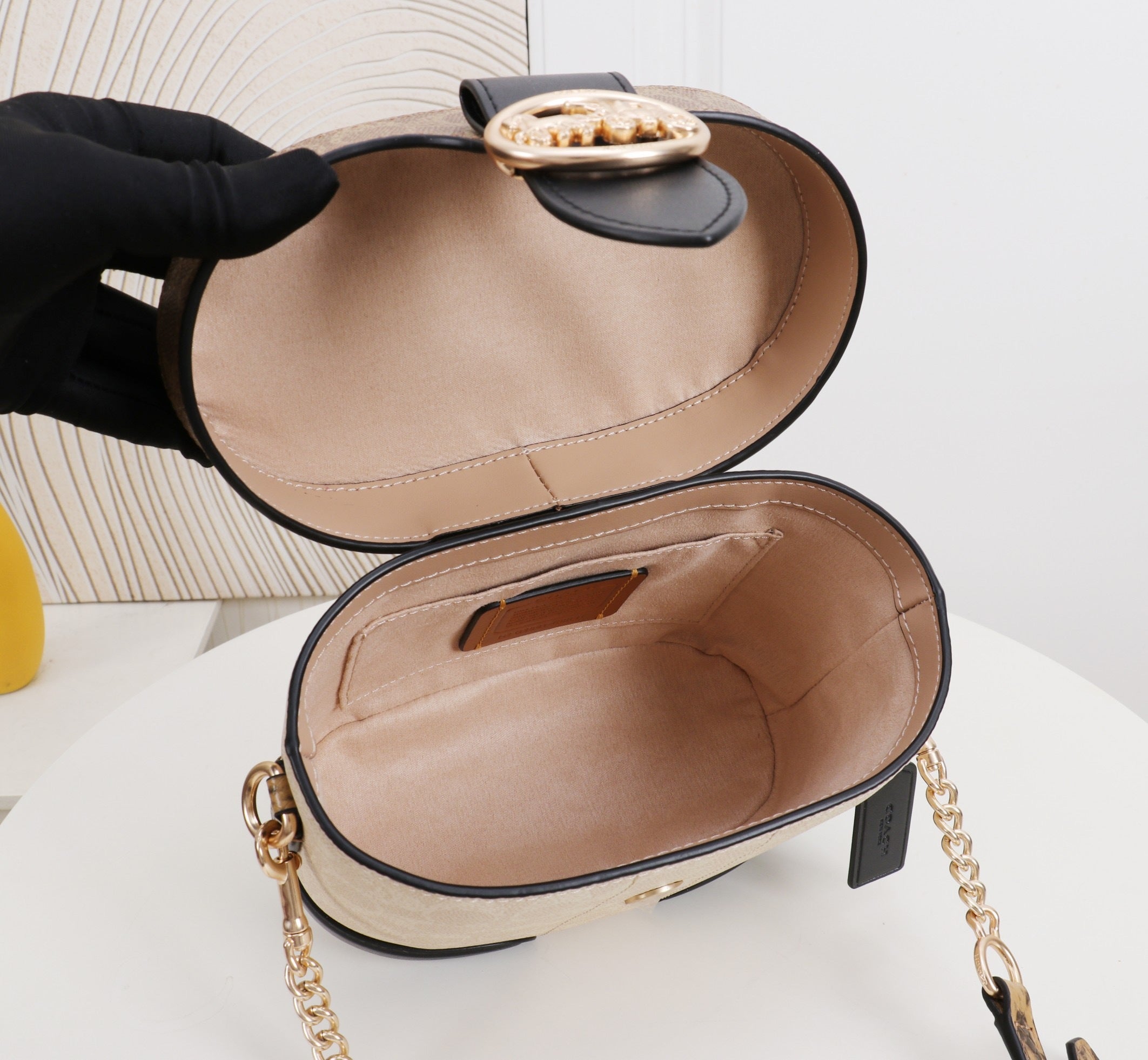 Top Handle Box Bag / Cosmetic Case