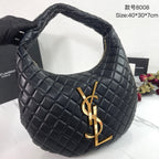 ICARE Large Suede Hobo Bag