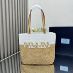 Woven Raffia Tote Bag - (Premium Quality)