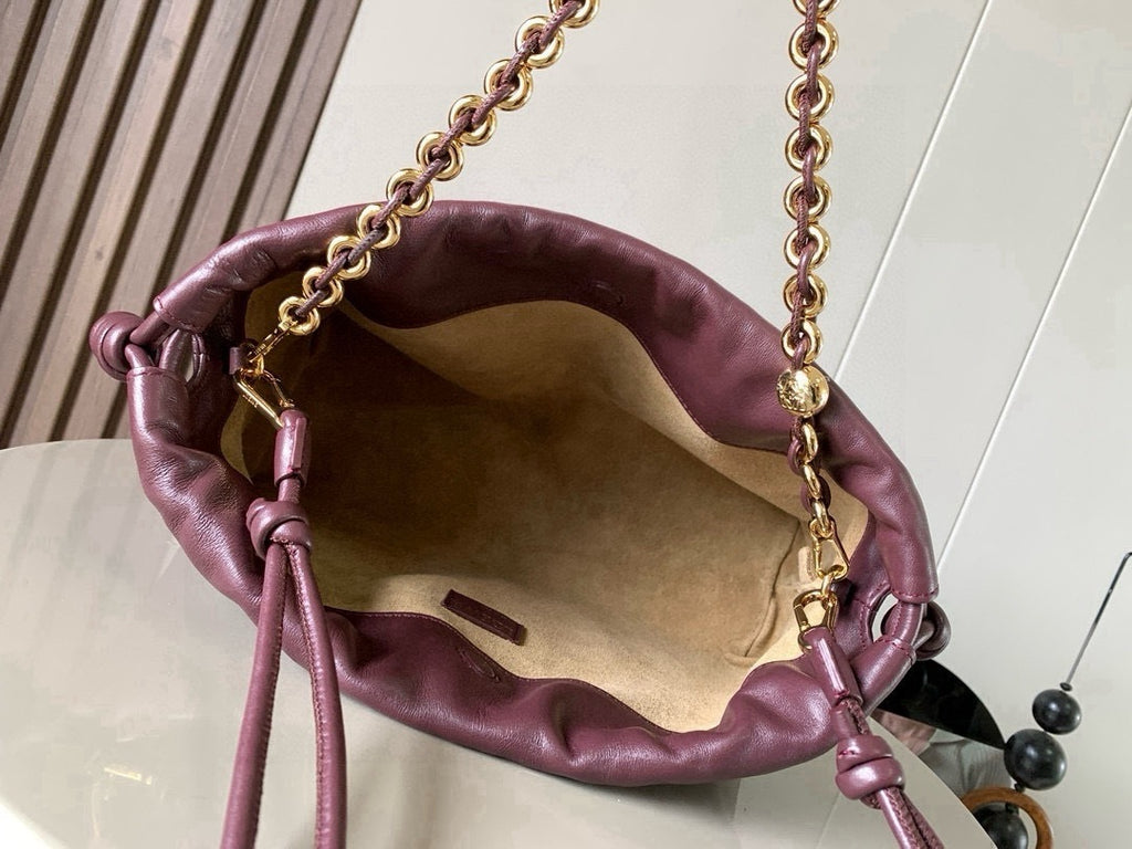 Nappa Leather Flamenco Style Purse - Premium Quality