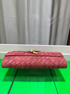 Suede & Nappa Leather Evening Top-Handle Bag