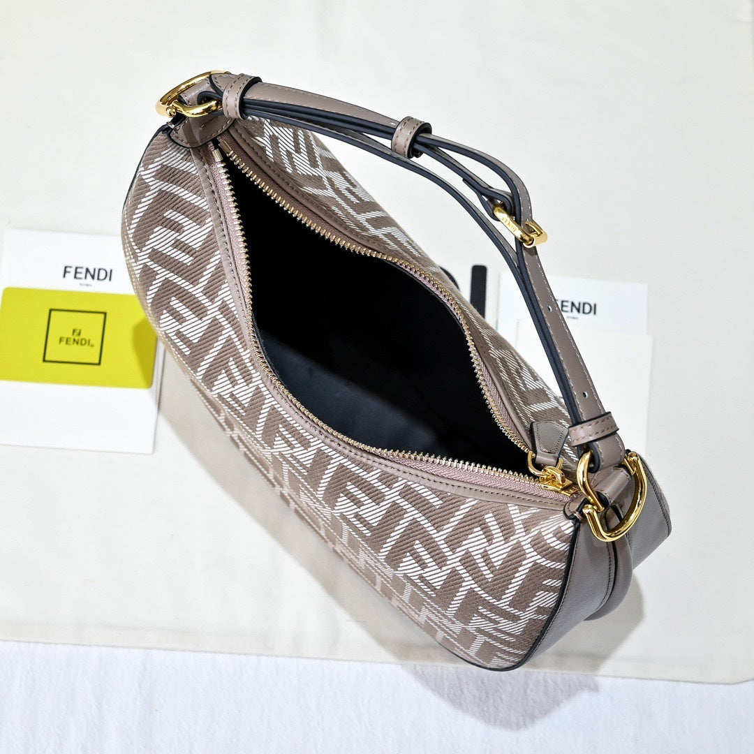 Crescent Shoulder Bag with Strap