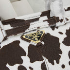 Cowprint Leather Handbag