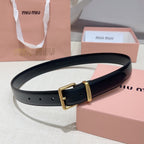 3.0cm Double-Sided Genuine Leather Belt