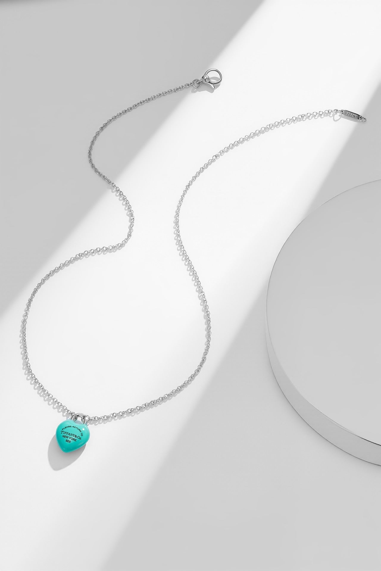 Necklace | Double Heart Tag Pendant