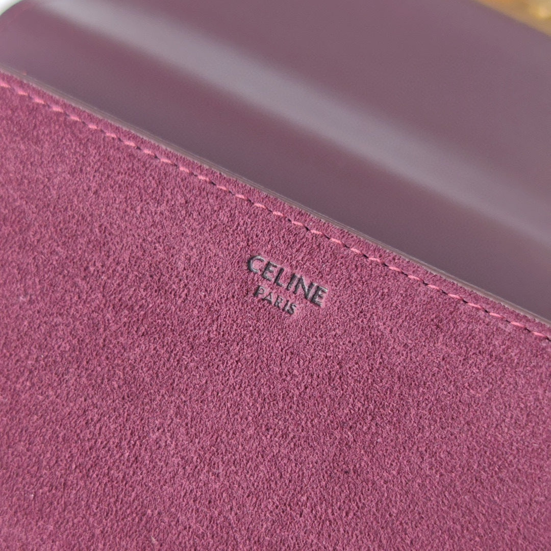 Premium Burgundy Flap Shoulder Bag – Suede Finish (Large Size)