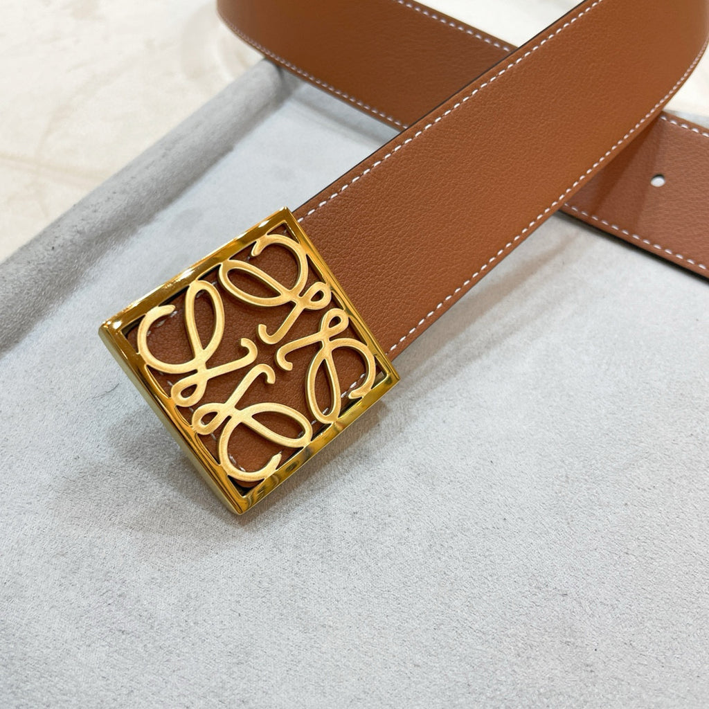 3.8 cm Reversible Calfskin Belt