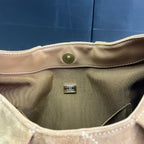 Quilted Suede shoulder bag