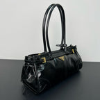 Vintage-Style Oil Wax Leather Tote Bag